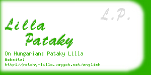 lilla pataky business card